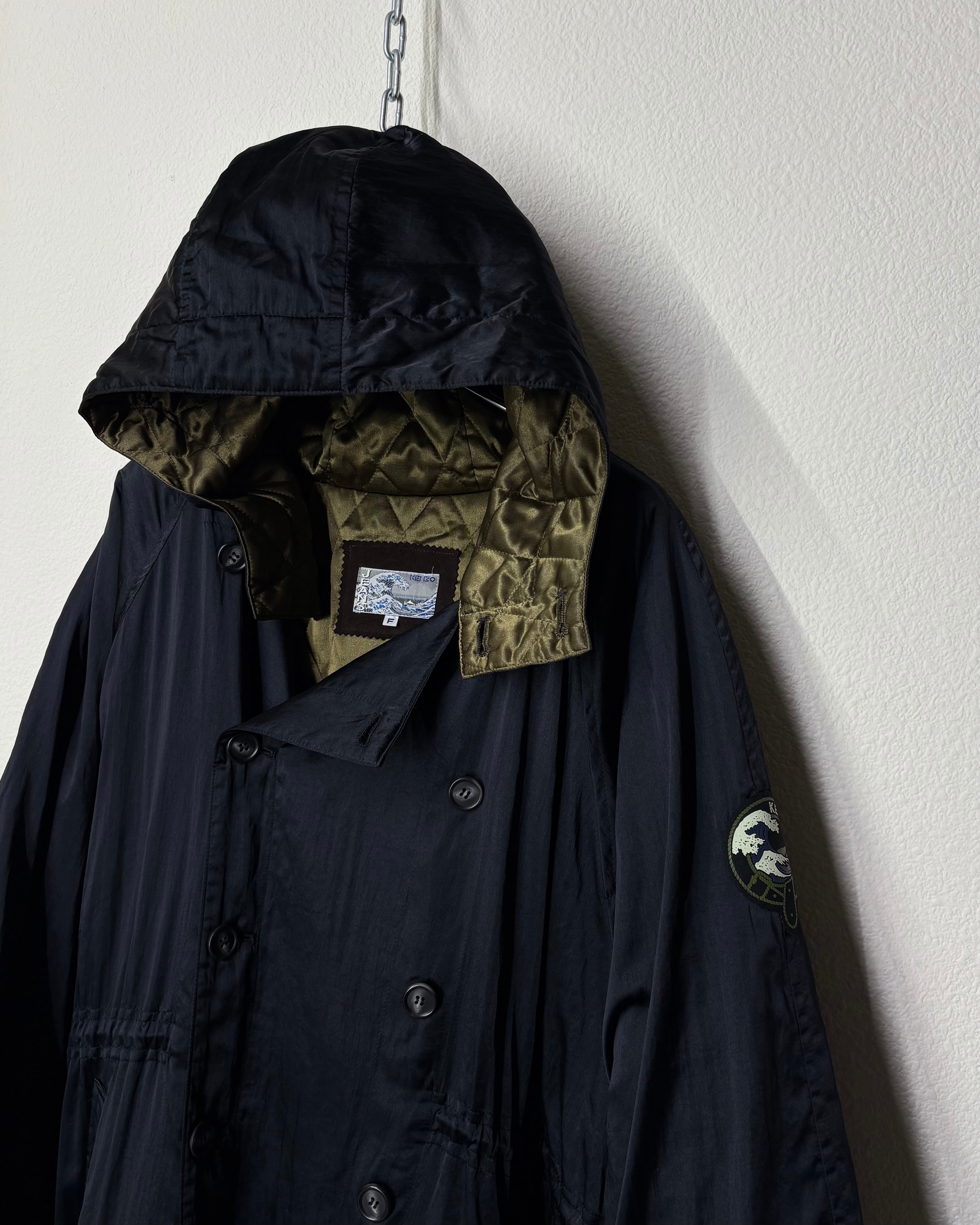 90s KENZO JEANS Padding Long Mods Coat