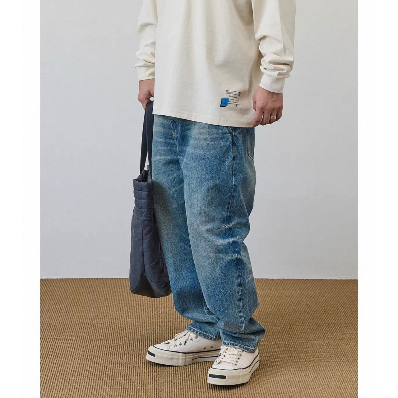 Vintage wash balloon jeans 1511 - 11
