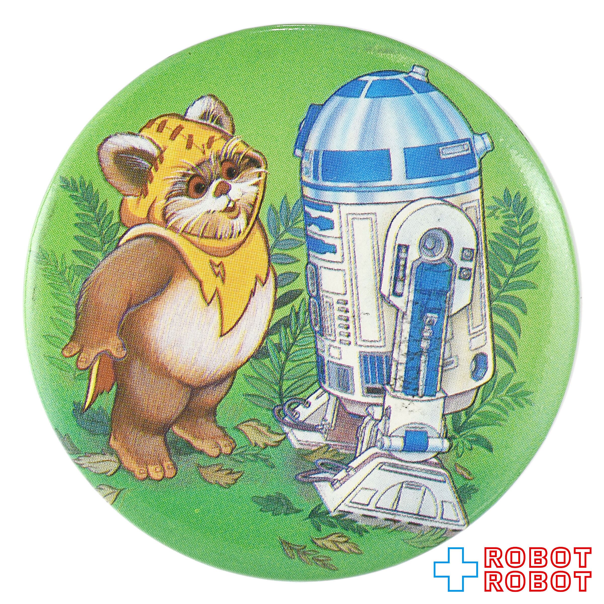 STAR WARS 缶バッジ イウォーク スター・ウォーズ 缶バッジ イウォーク & R2-D2 1983 | ROBOTROBOT