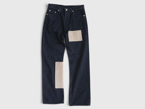 KYOU”JUDE II" LEATHER New Standard Straight by 12oz Denim