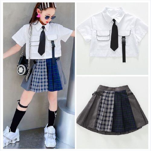 1 170cm ３点セット ネクタイ プリーツスカート 韓国 スクールガール スカパン A Dear Child