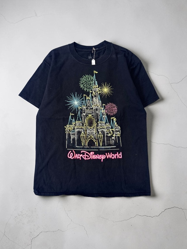 ［暗闇で光る‼︎］Disney WDW Black T-shirt M