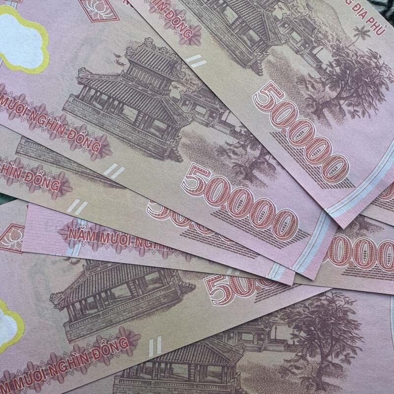 死後の世界のお金、ベトナムの冥金 500.000ドン x100枚セット、冥銭