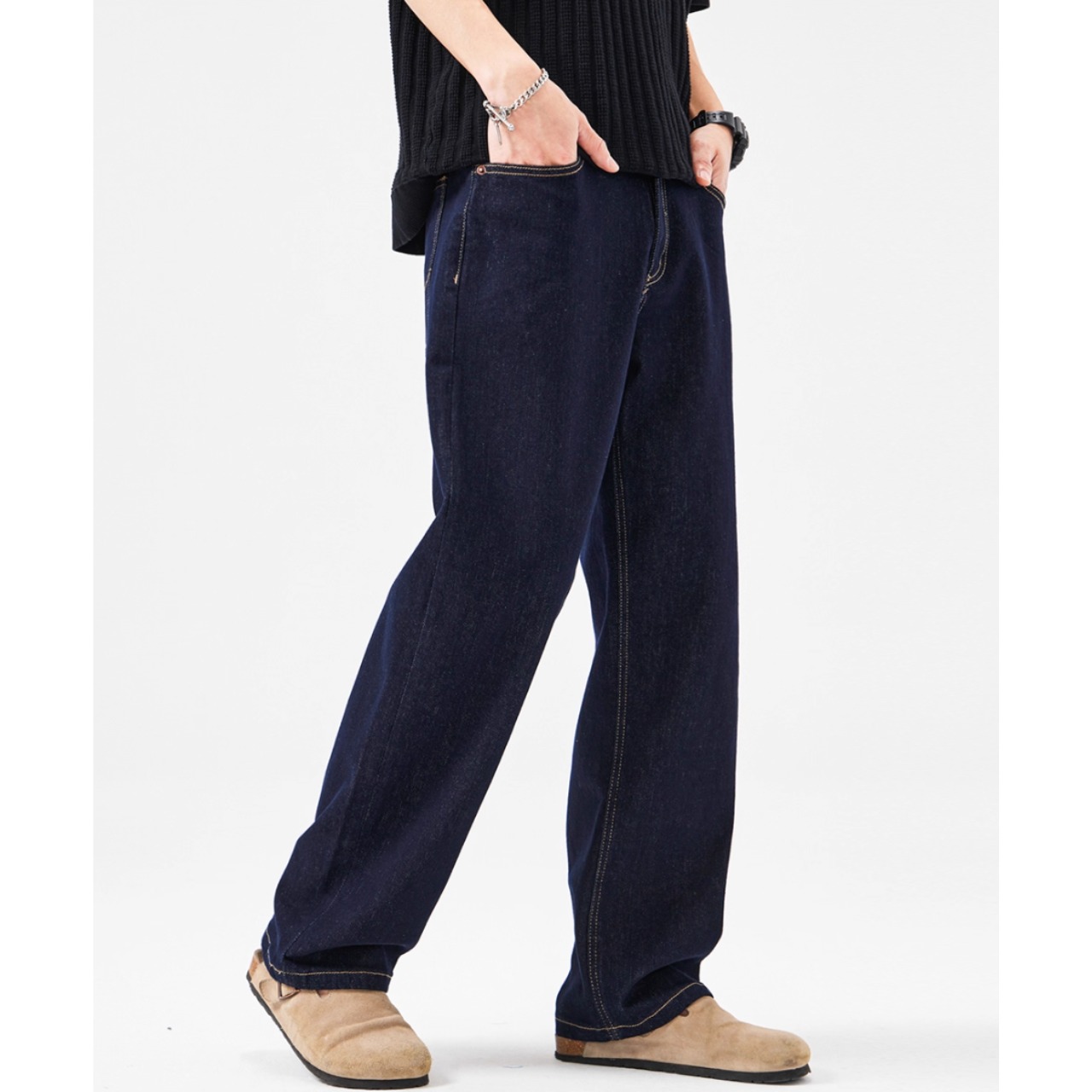 レギュラーフィット ストレートパンツ af0345