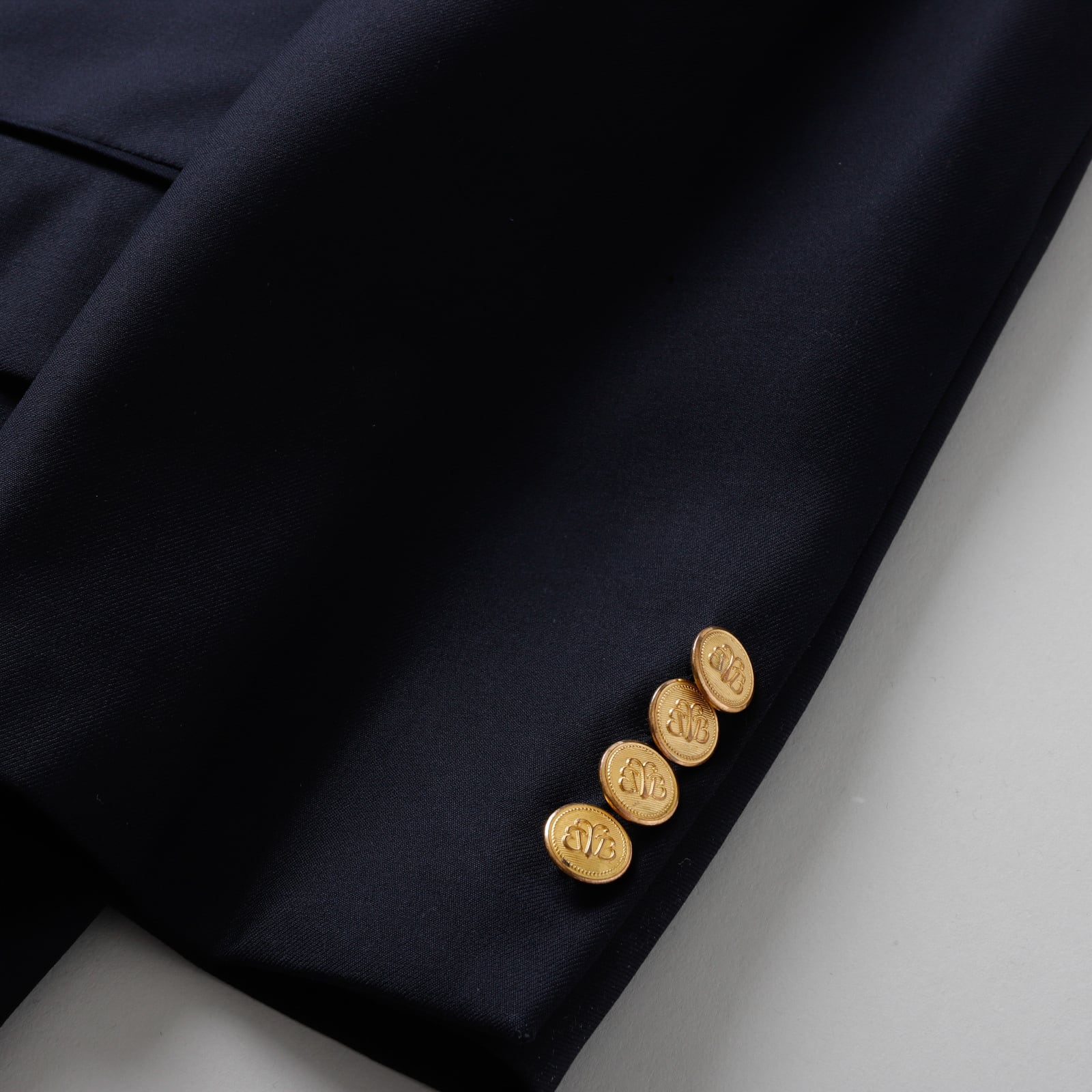 ①【美品】BROOKS BROTHERS ロロピアーナ 紺ブレザー 金釦 XL ブルックスブラザーズ ロロピアーナ ネイビー 紺ブレ 金ボタン