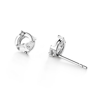 おしゃれ キラキラ ダイヤモンド シルバー ピアス