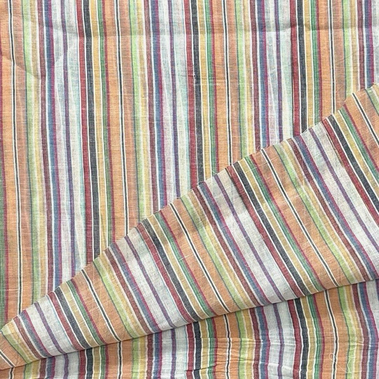 PG308◆2.3m◆M◆ラスト1点‼◆インド綿100%生地◆変則ストライプ