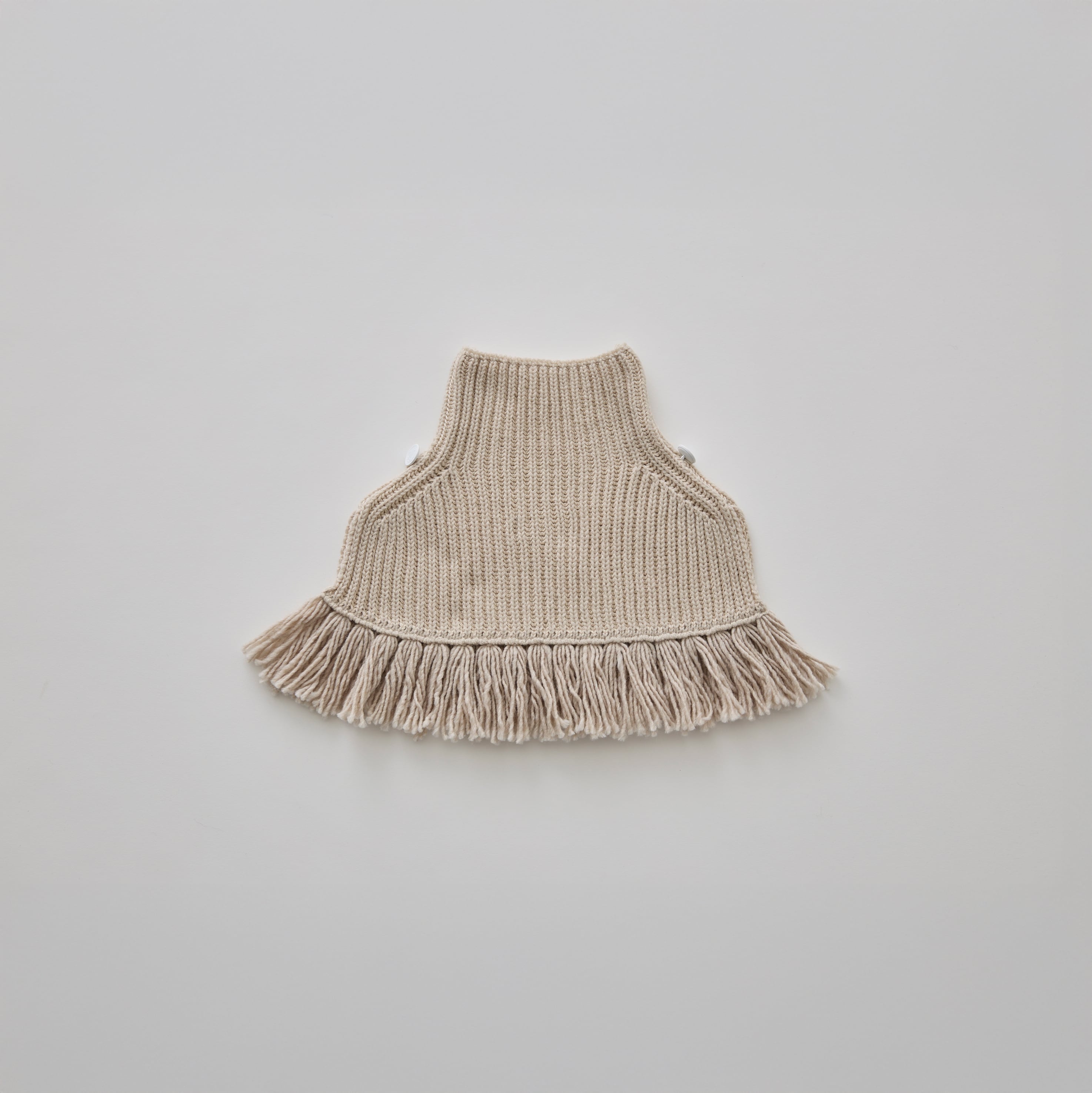 eLfinFolk(エルフィンフォルク)/ Rib knit Knights cape II / ivory / S、Mサイズ