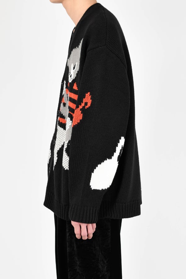 LAD MUSICIAN【ラッドミュージシャン】CARDIGAN (2223-012 BLACK LAD MUSICIAN【ラッドミュージシャン】CARDIGAN (2223-012 BLACK