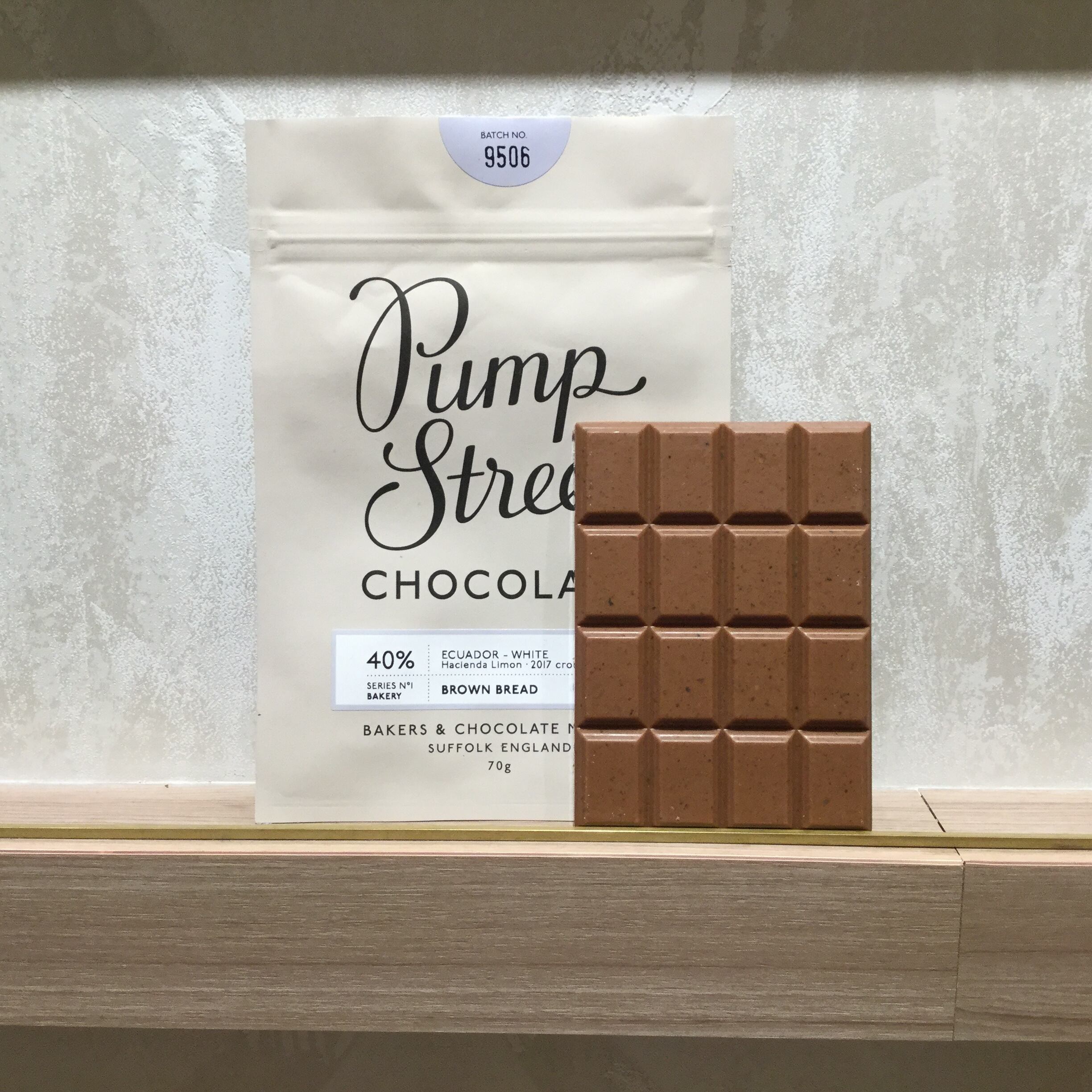 【Pump Street bakery CHOCOLATE/パンプストリートチョコレート】40% ブラウンブレッド
