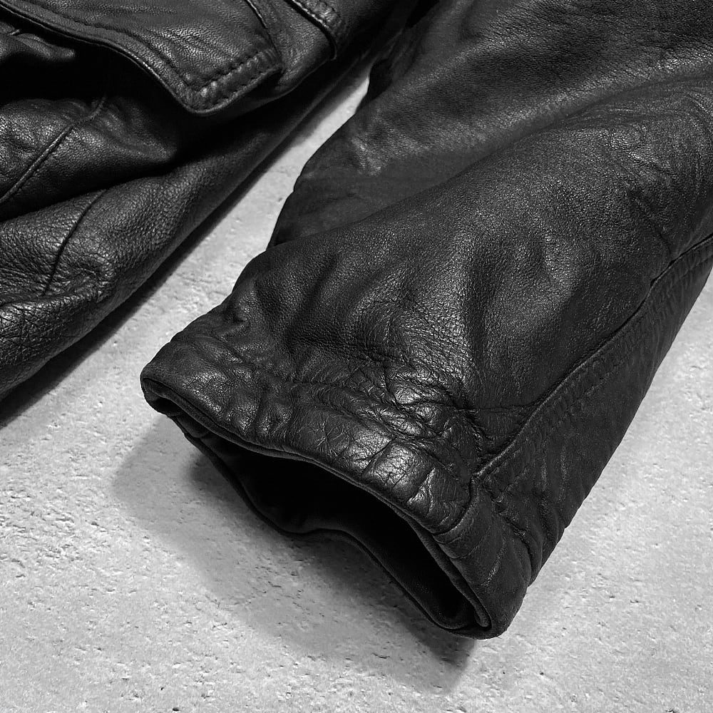 BONNEZ VOUS カーコート ラム レザージャケット 羊革 ヴィンテージ L