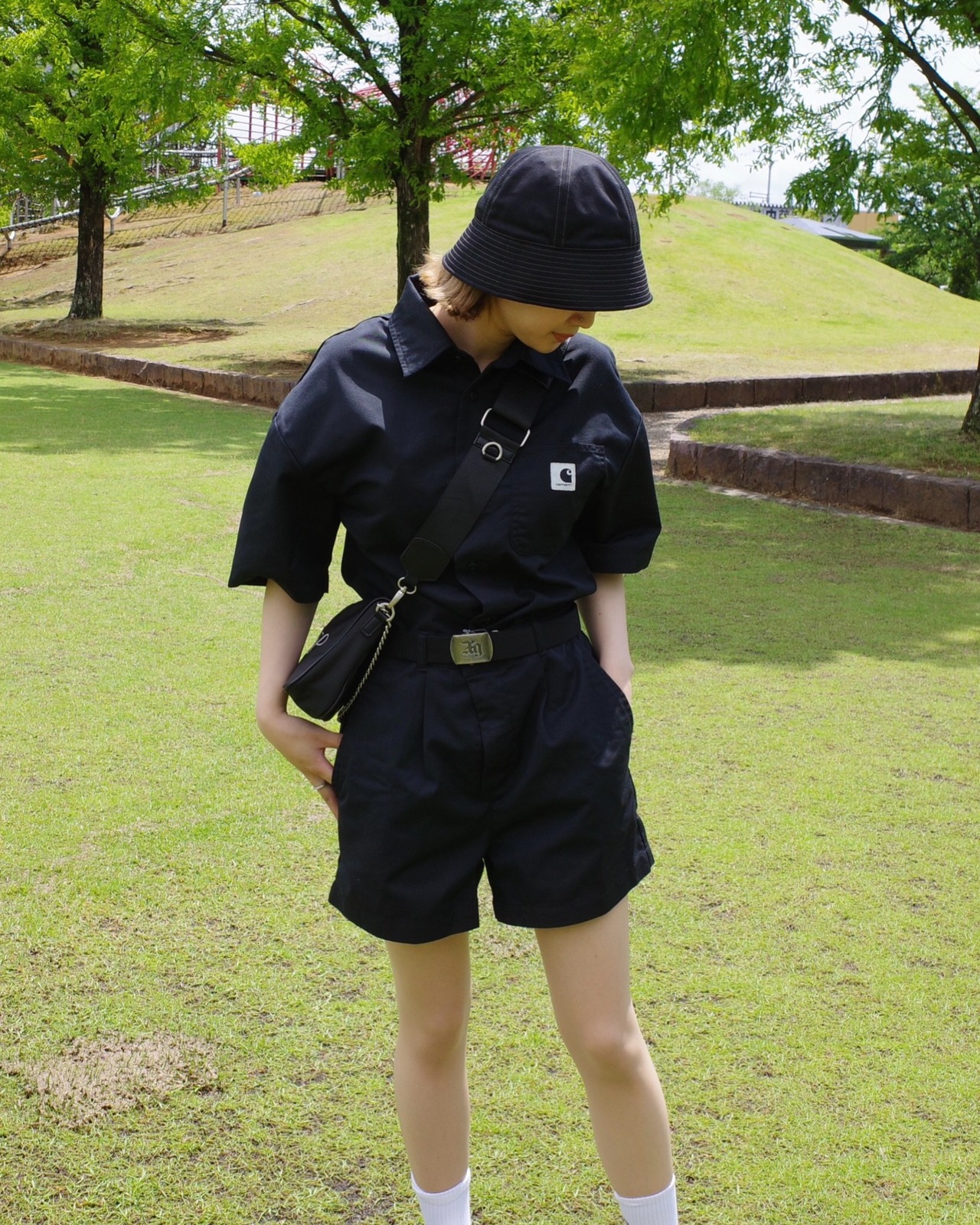 【Carhartt WIP】W CRAFT SHORT COVERALL【カーハートダブルアイピー】