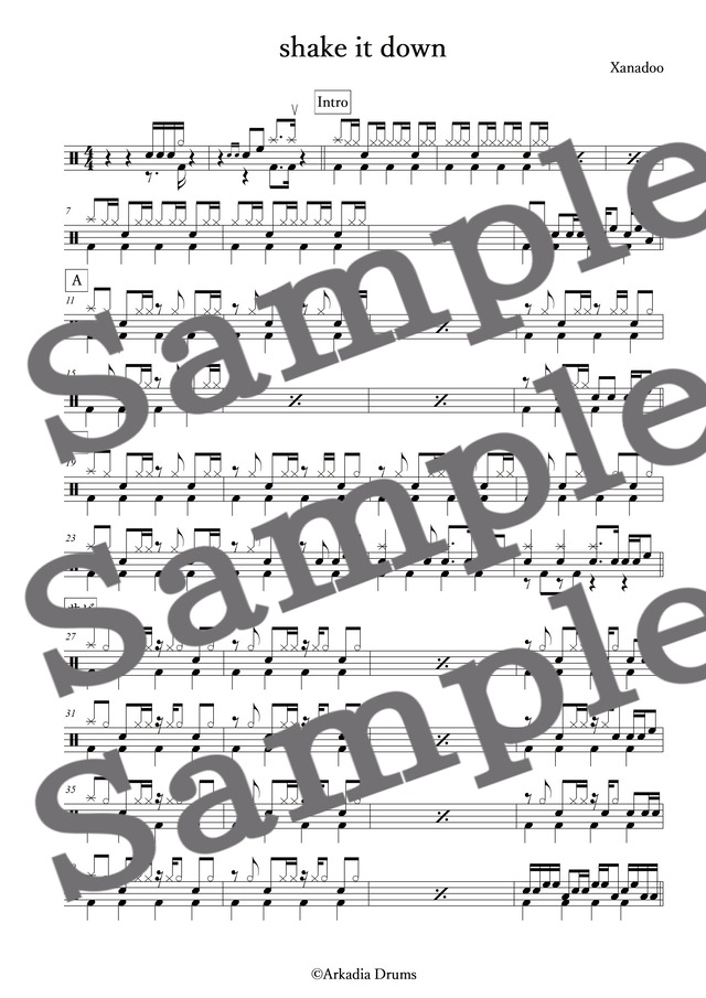 shake it down（Xanadoo）