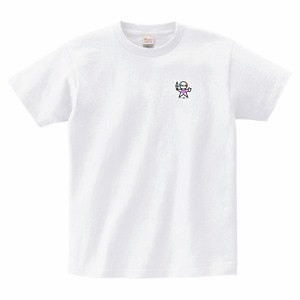 ワンポイントらぼ。くんTシャツ（白）