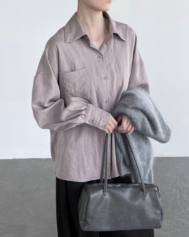Loose Fit Button-Down Shirt