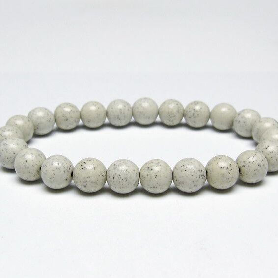 北投石 ブレスレット 9mm 一点物 メール便可 111-50290