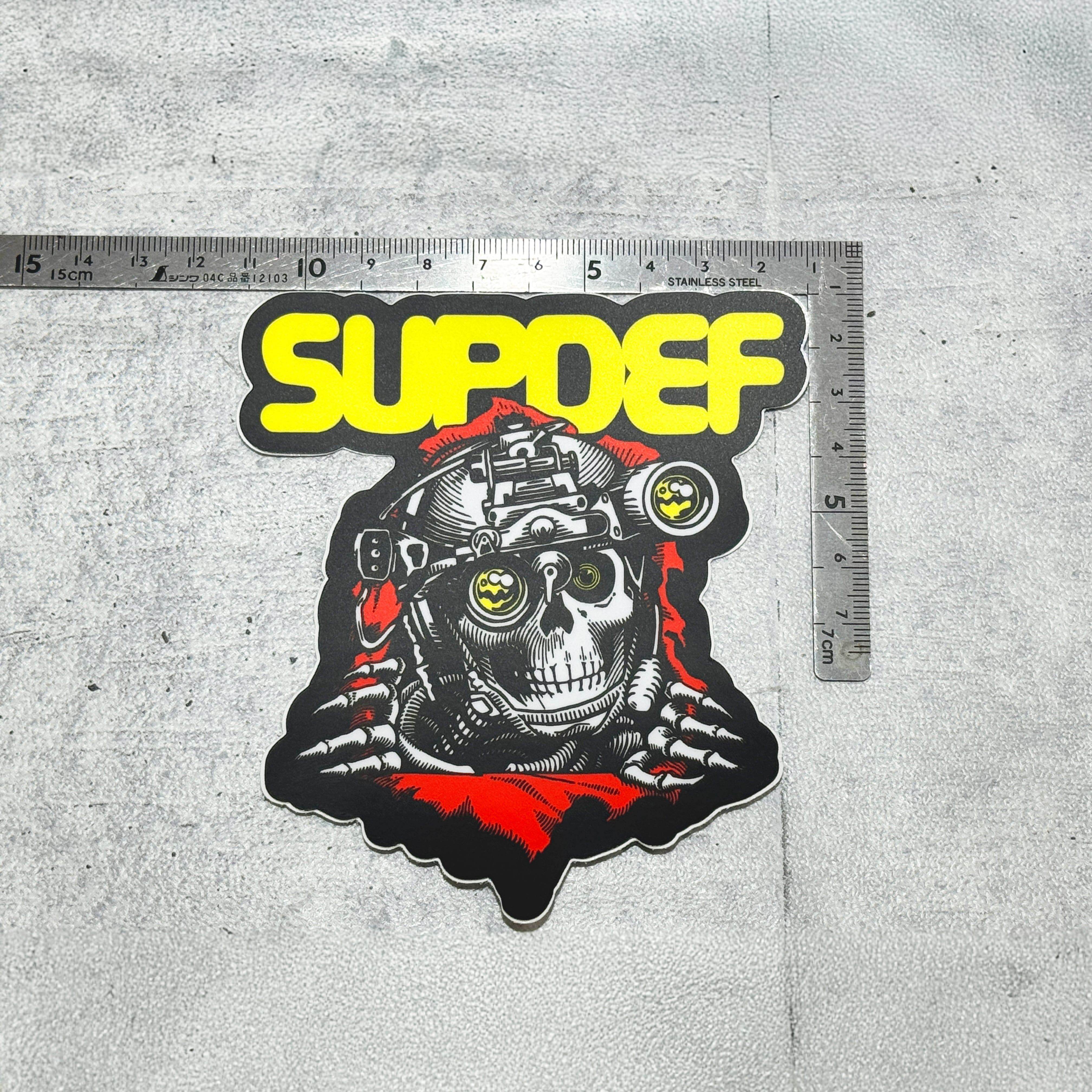 SUPDEF】 Ripper Stickers リッパーステッカー 4枚セット Superior