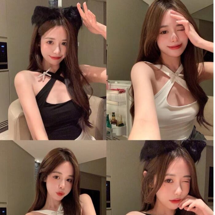 ブローチ スリムショートトップス リボン ドラファッションホール90181024660