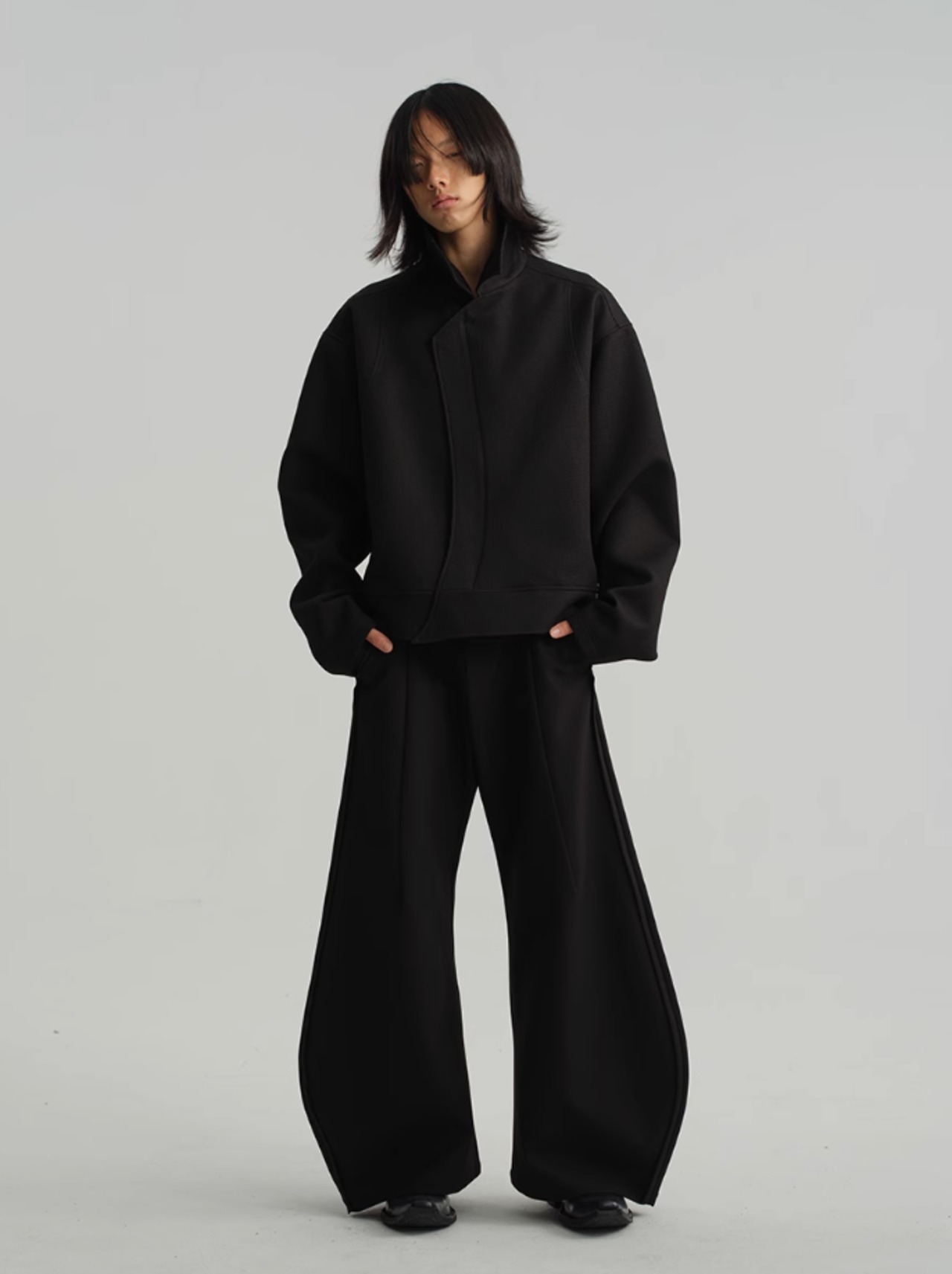 JCAESAR STUDIO Graphic Arch Pants(2color:Black/Gray)