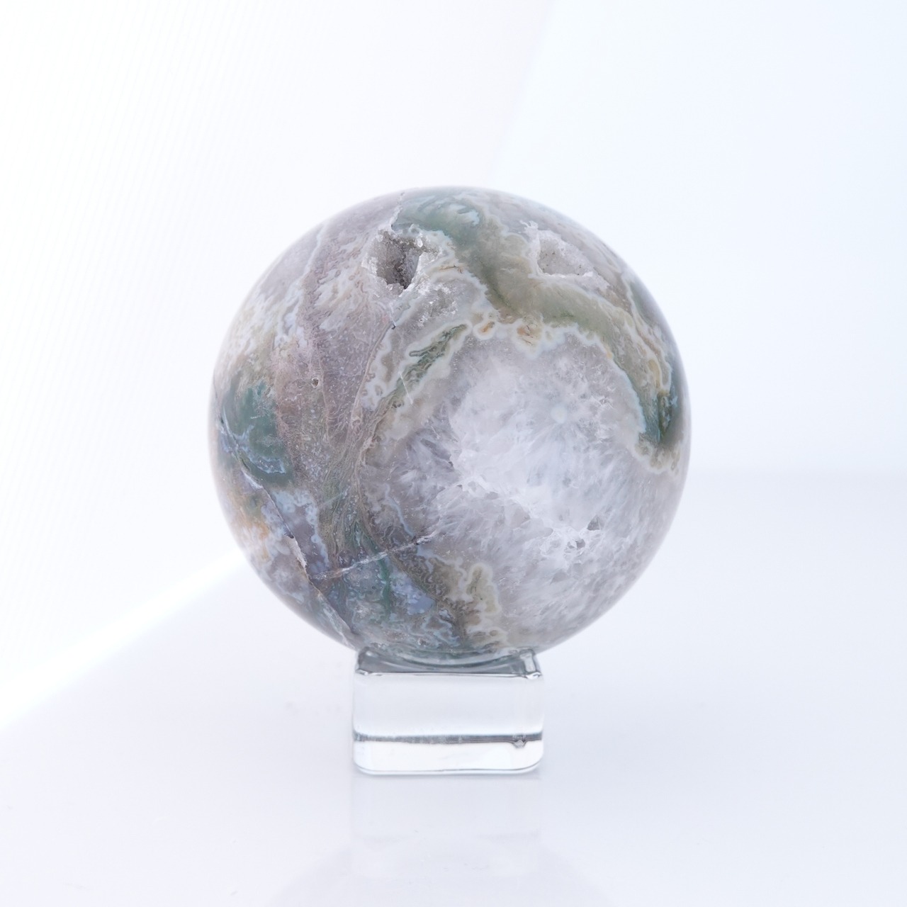 モスアゲート【φ7.0cm】/ スフィア