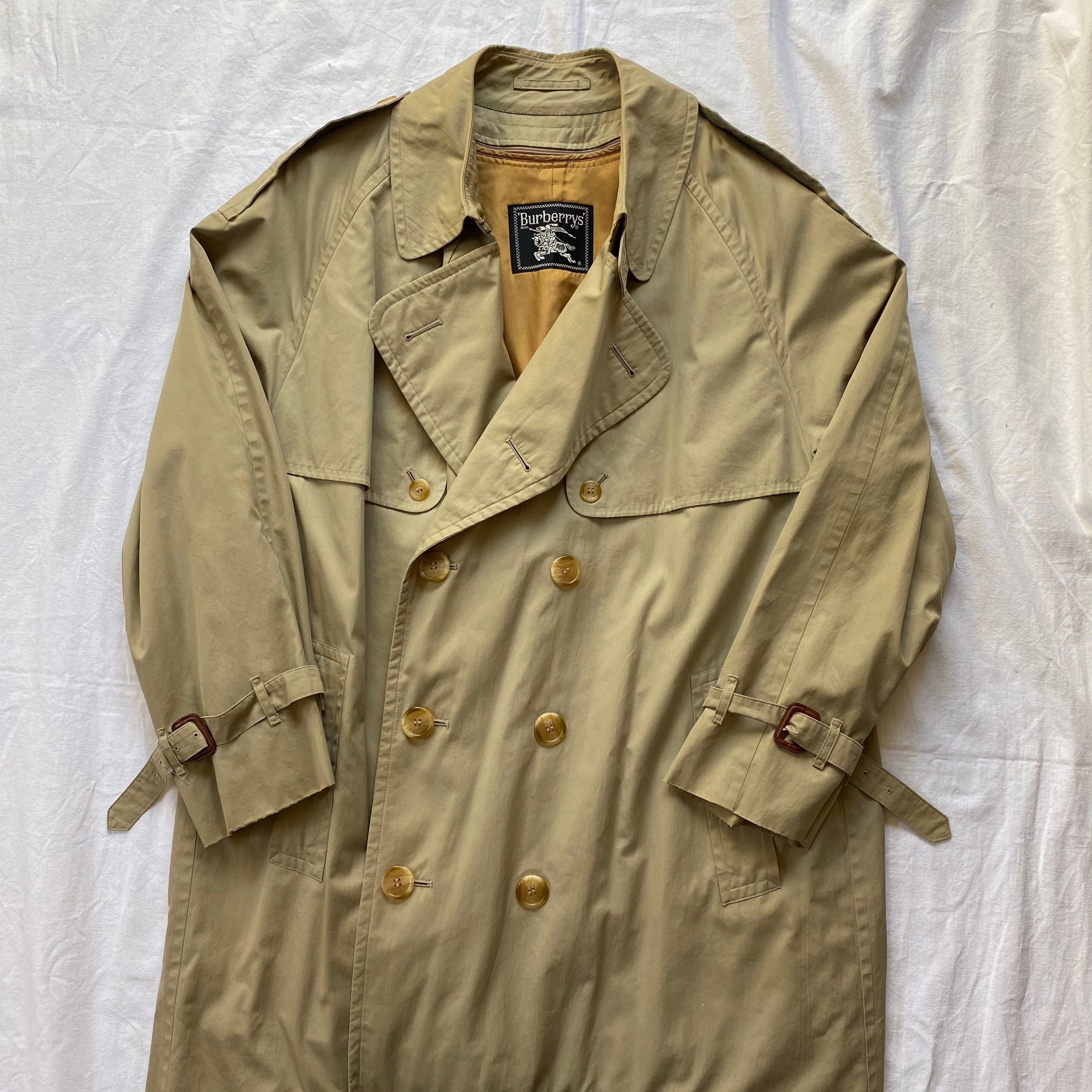 Burberry トレンチ コート100% cotton 古着 ヴィンテージ バーバリー