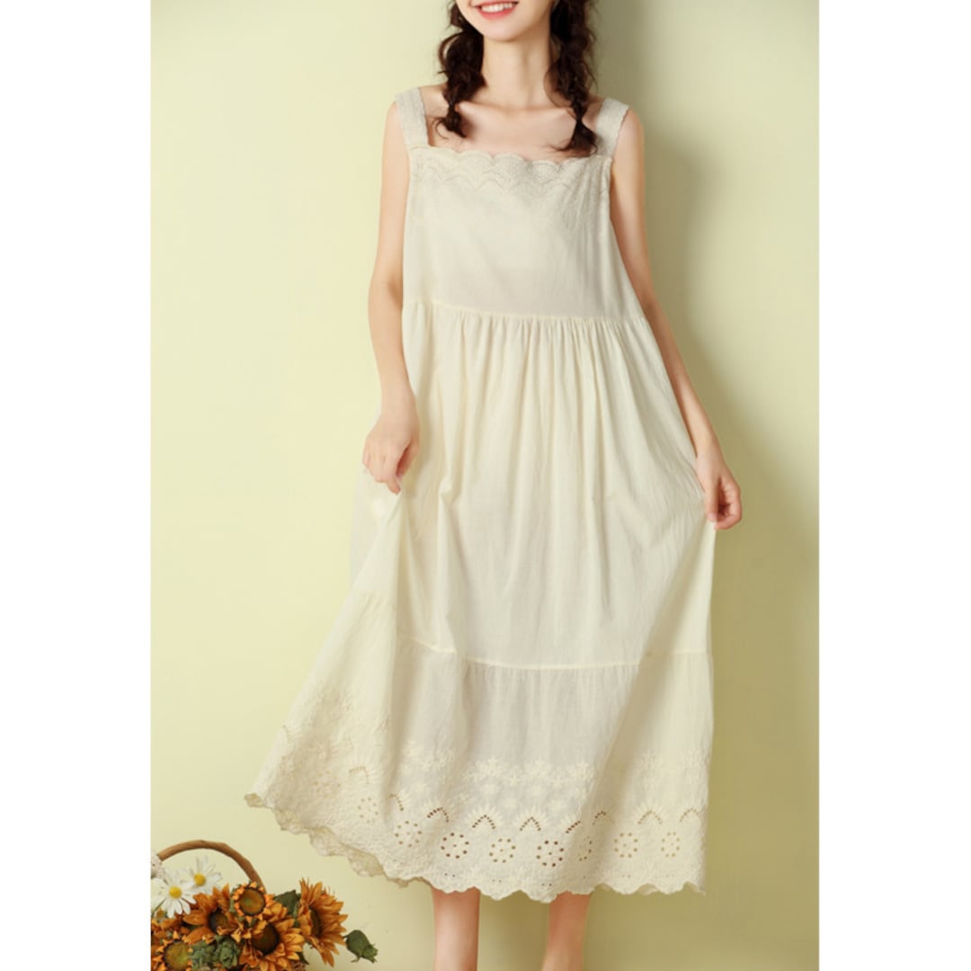 スカラップレースインナーワンピース 3col Y LKS003 | Raglana