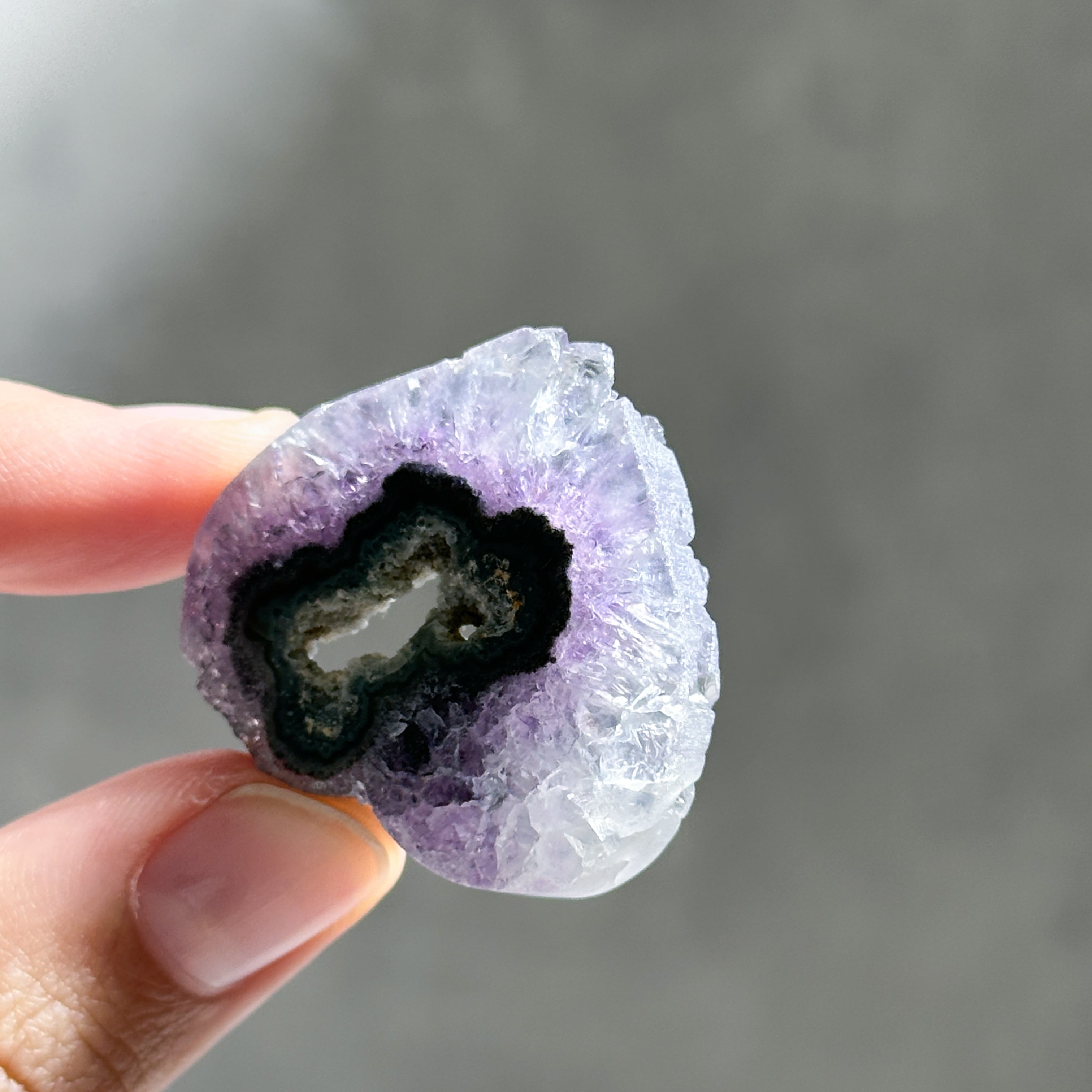 アゲート×アメジスト ハート93◇ Agate× Amethyst ◇天然石・鉱物