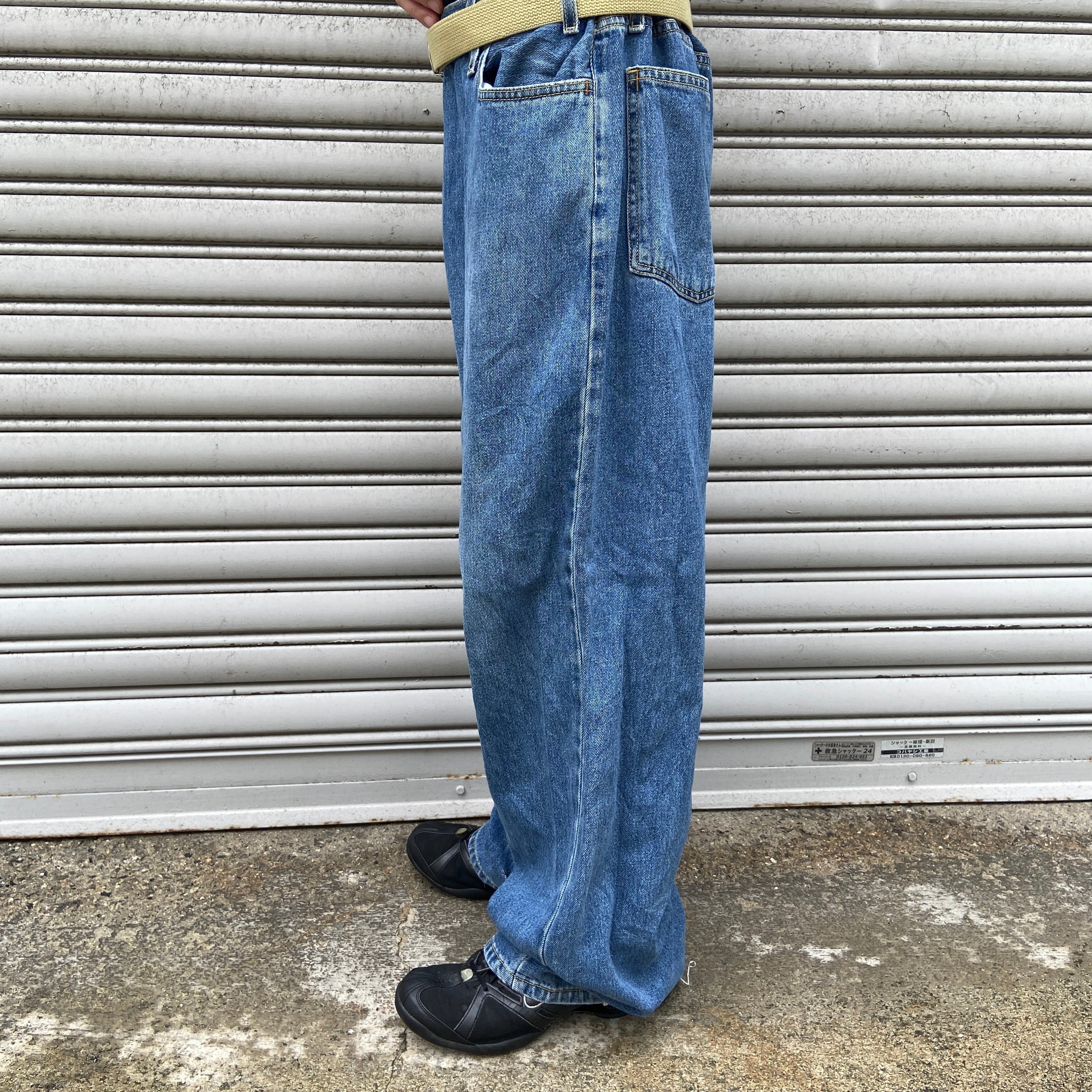 Levi'sシルバータブ ルーズストレート ワイドデニムパンツ W38 Levi'sシルバータブ ルーズストレート ワイドデニムパンツ W38
