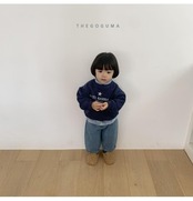 ザゴグマ / THE GOGUMA / バレル裏起毛デニムパンツ / 韓国子供服 / ジュニア / 26winter〖取寄〗*JS~JL*
