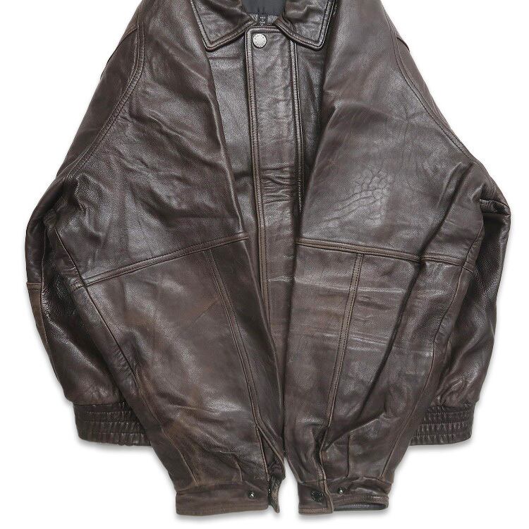 古着 90年代 PIERRE CARDIN ピエールカルダン 本革 レザー