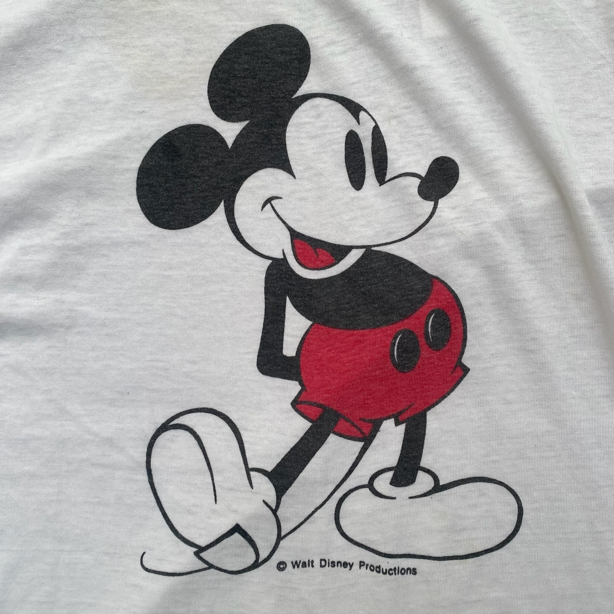 70s ミッキー ディズニー リンガーTシャツ | 古着屋 わらしべ