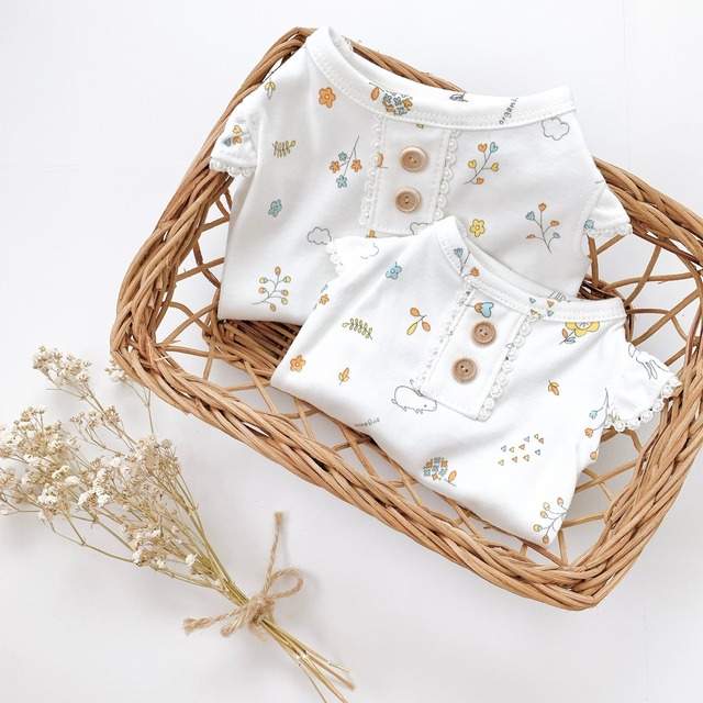 オーガニックフリルトップス