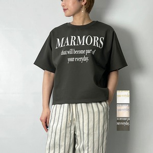 marmors マルモア ponch logo Tee 0224209035 2024春夏新作 [送料無料]