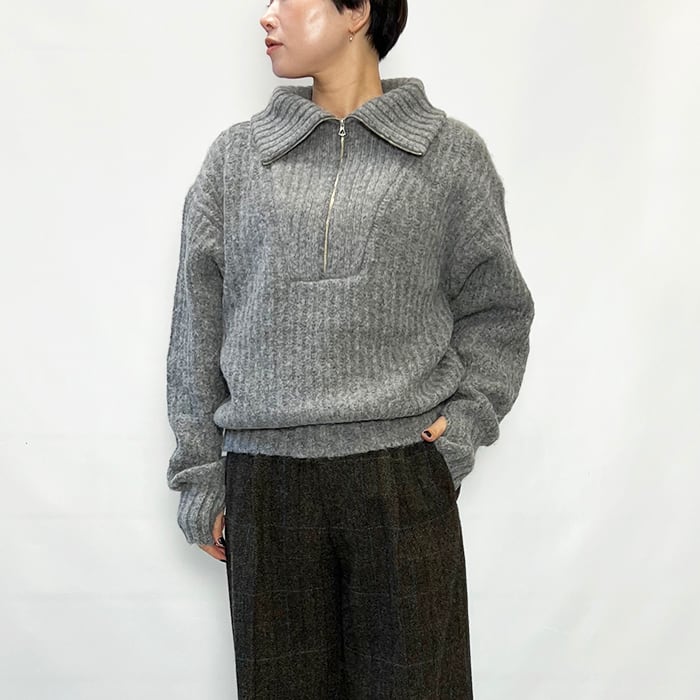 SHINZONE シンゾーン HALF ZIP KNIT 25AMSNI08 2025秋冬新作 [送料無料
