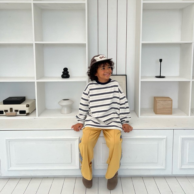 《送料無料》予約:ポキストライプT【cantuccistudio】※ジュニアサイズ