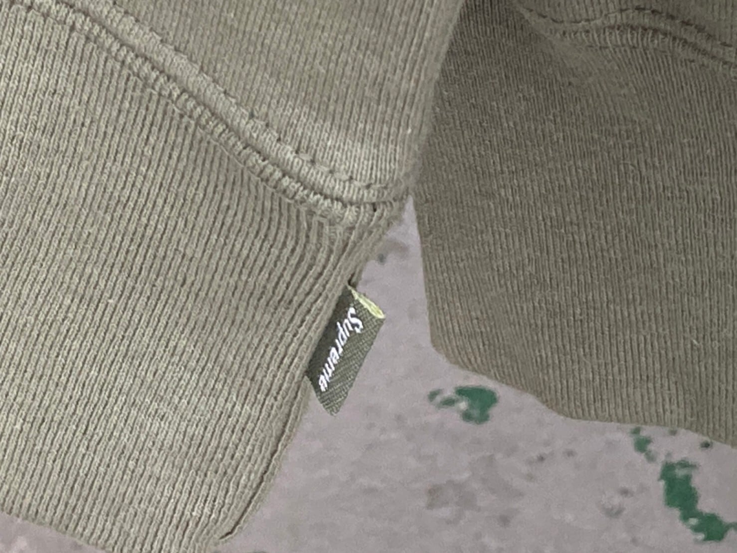 Supreme × WTAPS 21AW CREWNECK OLIVE DRAB XL 2100 | BRAND BUYERS OSAKA 
