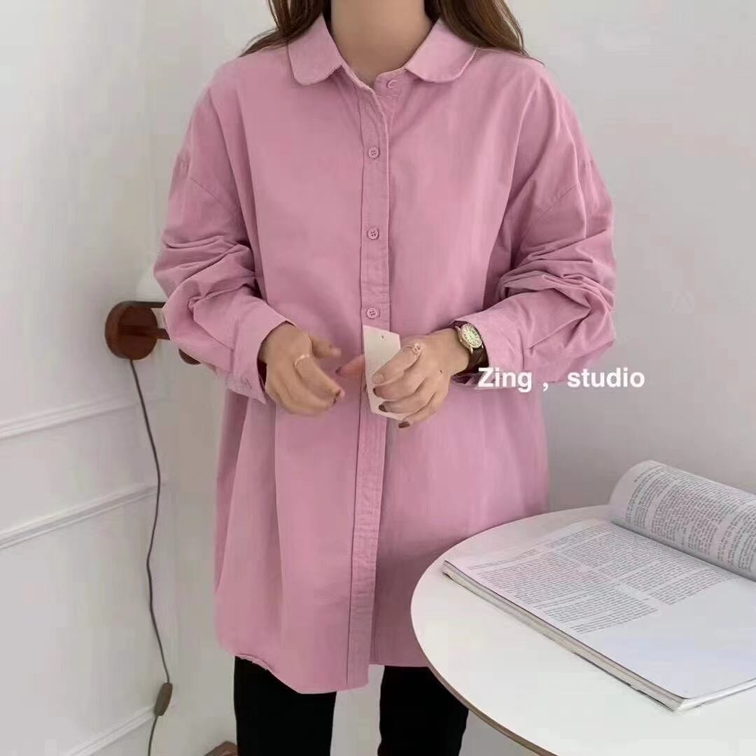 ラウンドカラーオーバーシャツ　AJ2205-D17　　