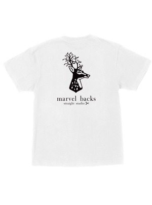 Tシャツ　marvel backs T shirt White