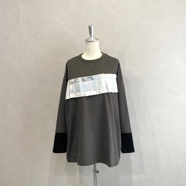 タリックフォールド tee / Charcoal【unica】