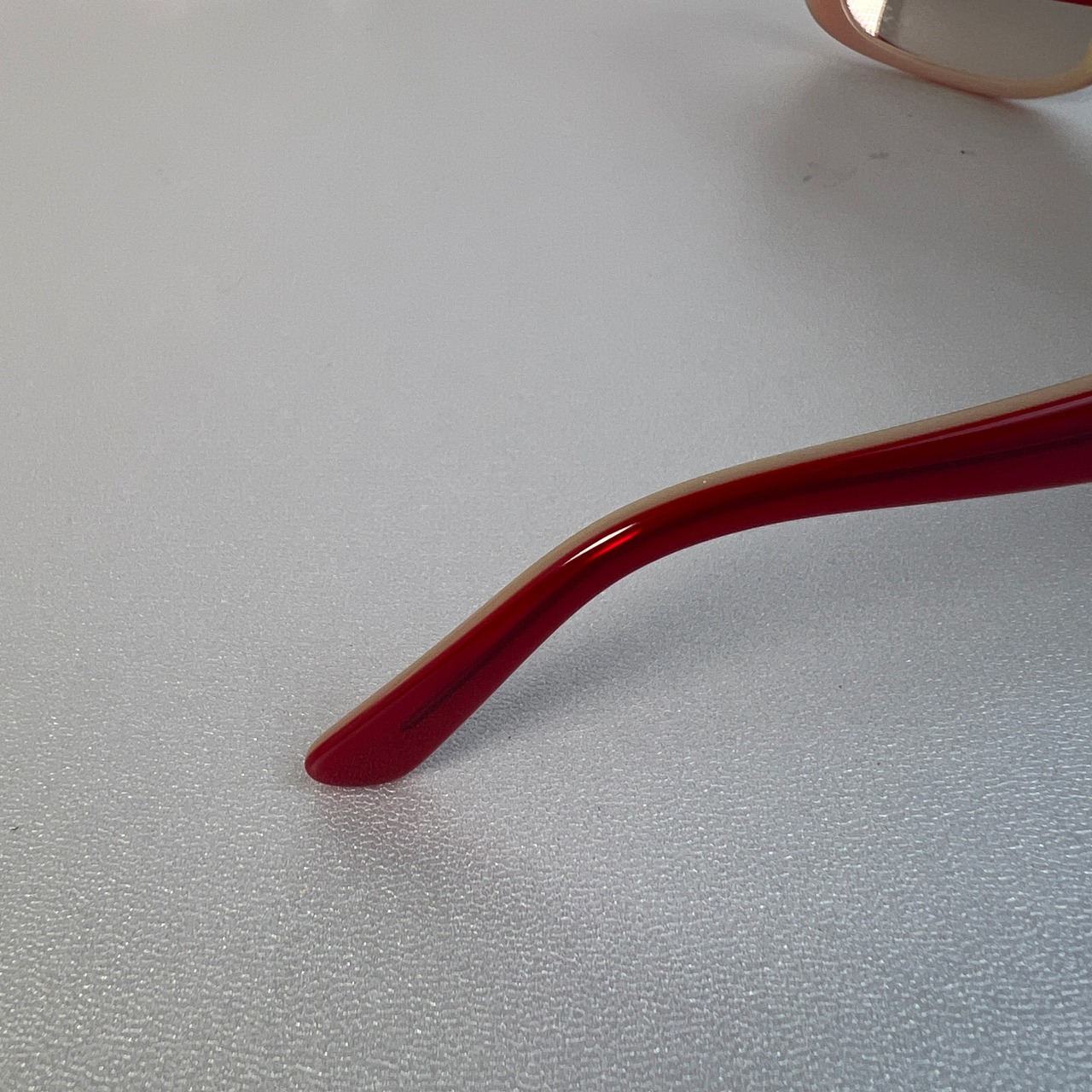 CHANEL シャネル ココマーク  サングラス レッド A-9084