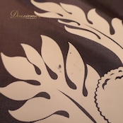 フラダンス 小物 ガーメントバック ブラウン系 マカマカ MakaMaka バッグ 茶 ハワイアンプリント 不織布 ダンス小物 ファスナー 持ち運び 練習 レッスン イベント 発表会