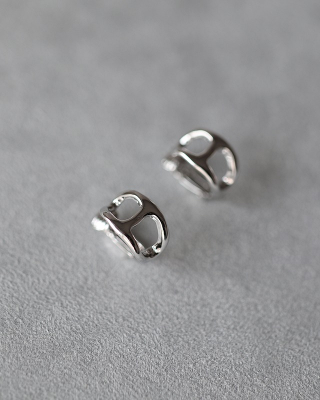 Space earring  / silver