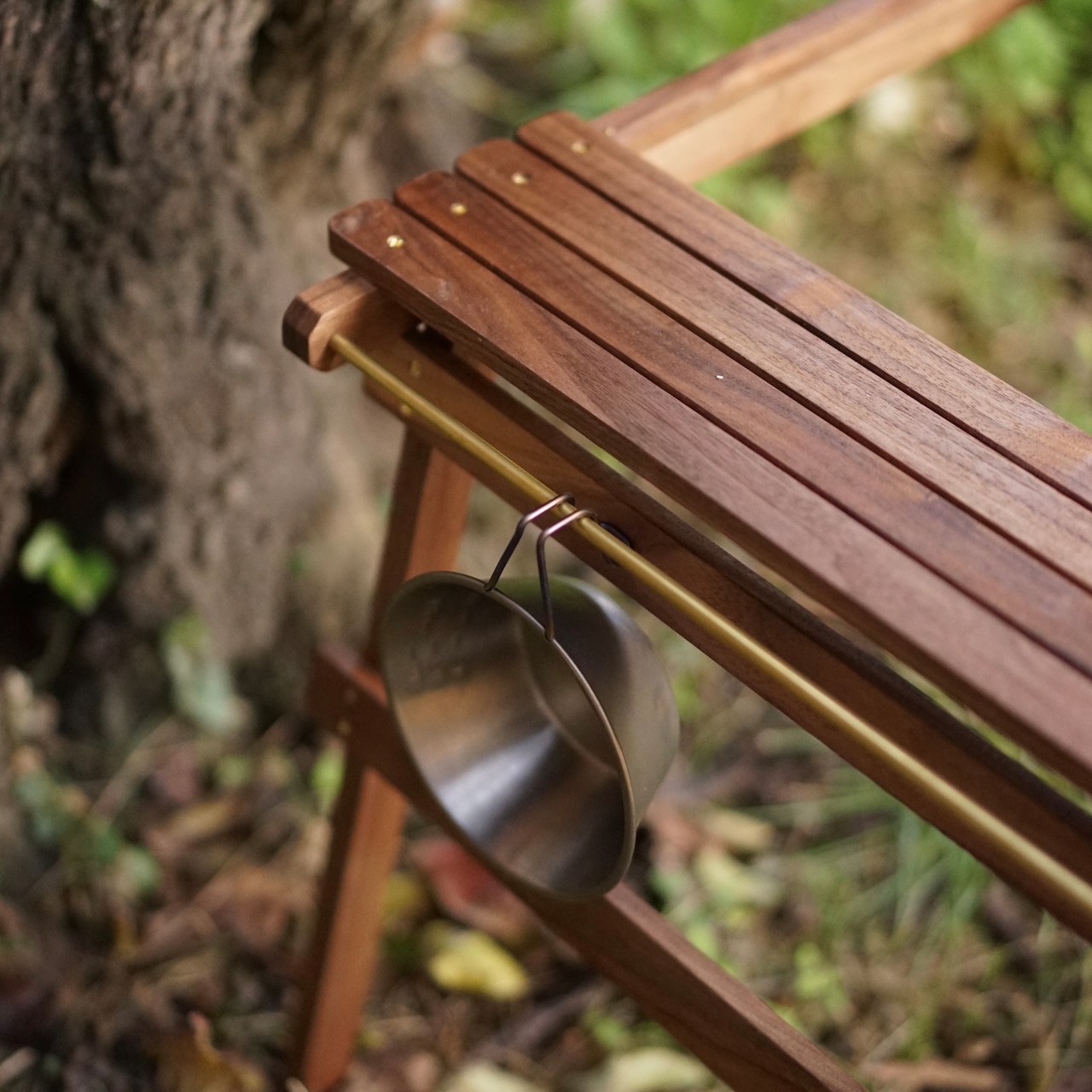 1ユニット ウォールナット フォールディングテーブル