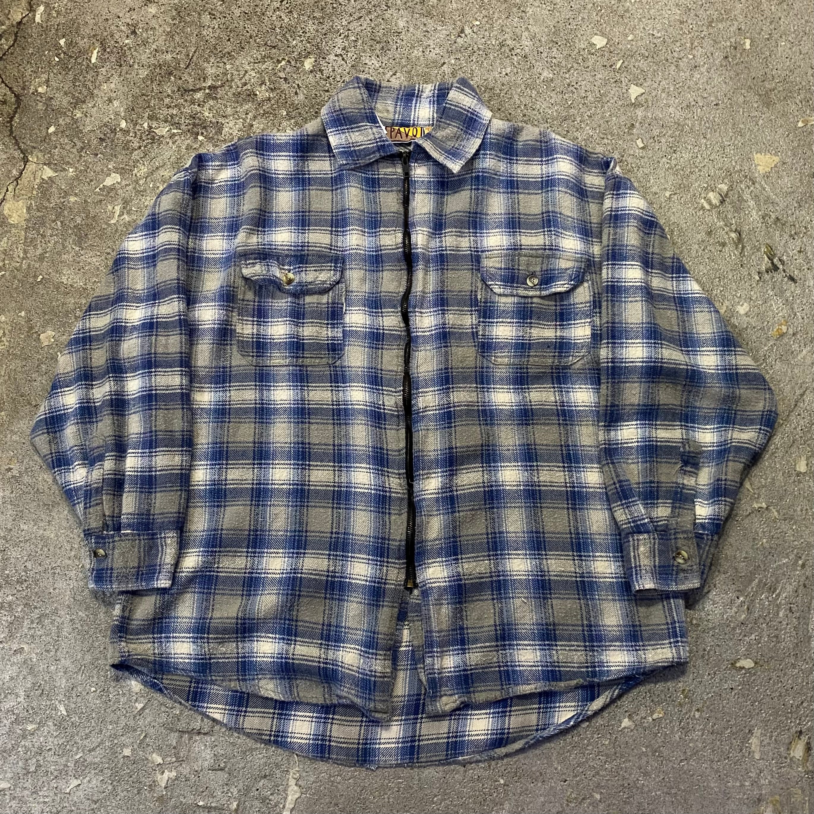 90s PAVO zip-up flannel shirt【仙台店】 | What