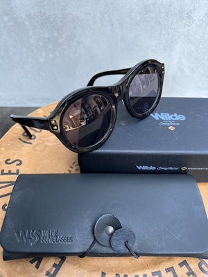 wilde sunglasses "HUNDRED DEMONS" ShiningBlack×BlackLens