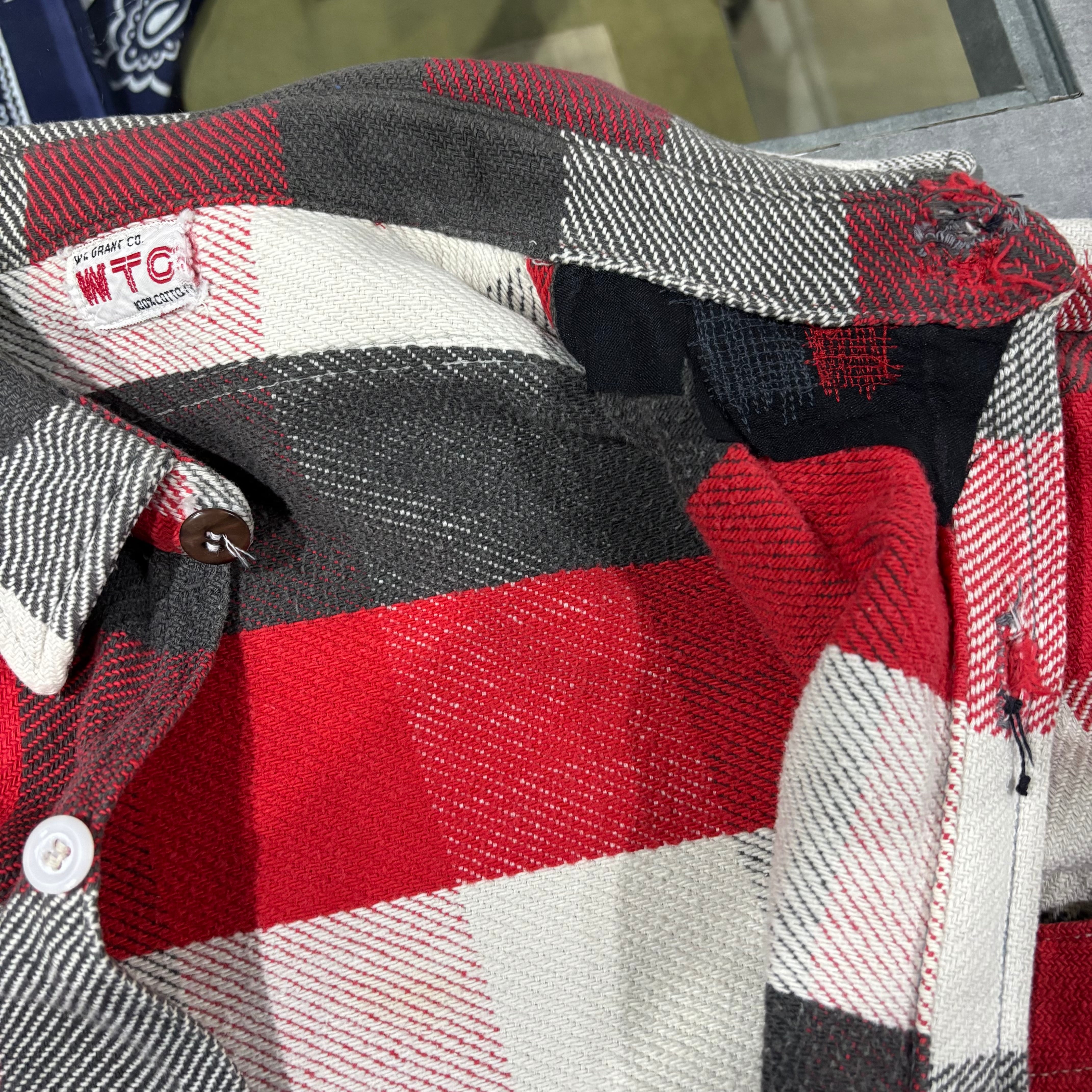 60s【W.T.GRANT】L/S Flannel Shirt | the Holic vintage clothing