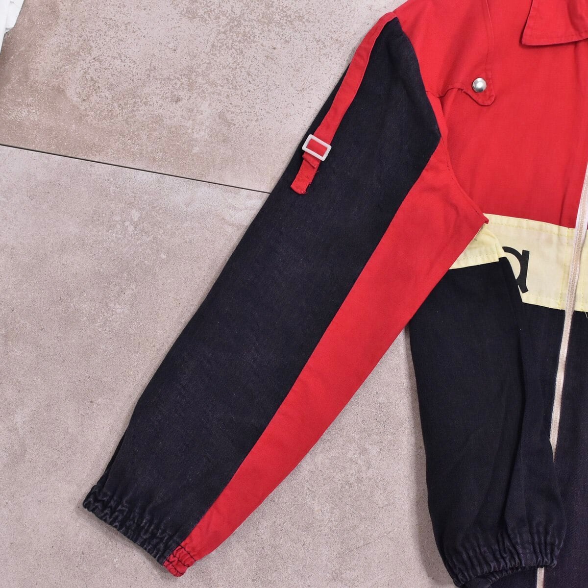 OLD adidas ドイツ アディダス コットン ジャケット ブルゾン 90s adidasアディダス EQUIPMENT パフォーマンス ロゴ刺繍 太