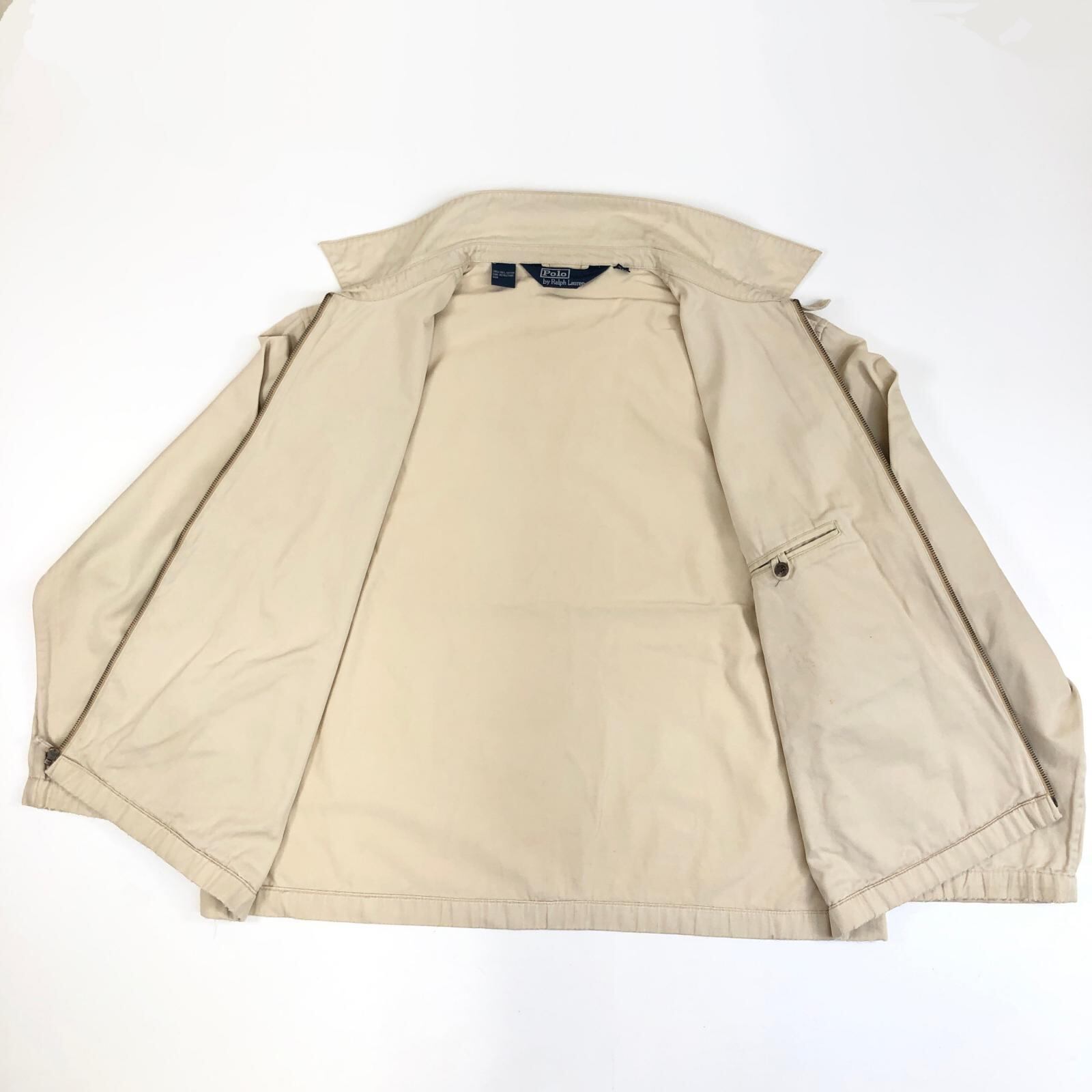 POLO RALPH LAUREN ポロ・ラルフローレン スイングトップ ベージュ POLO RALPH LAUREN ポロ・ラルフローレン スイングトップ ベージュ