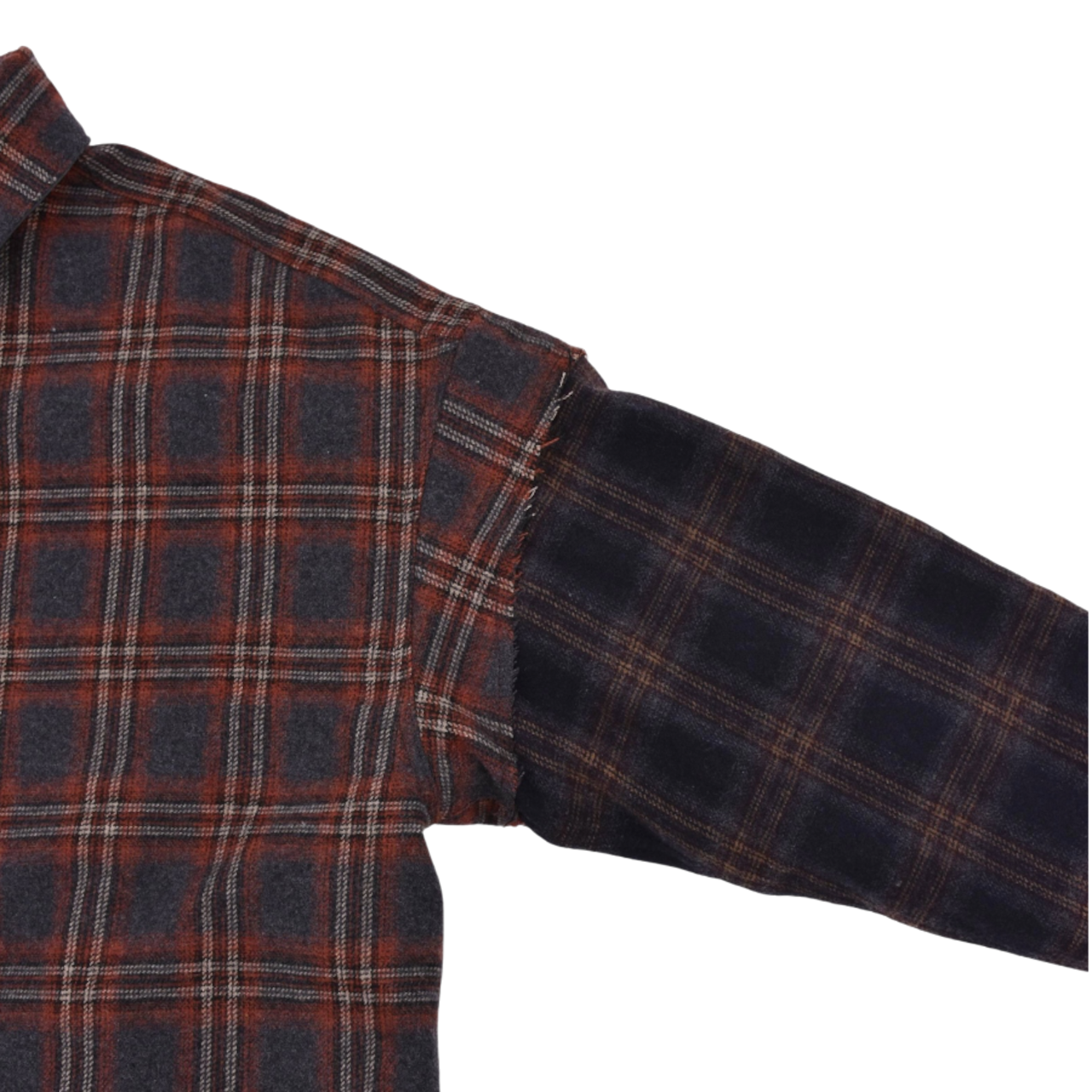 【ARNODEFRANCE】DOUBLE FLANNEL OVERSHIRT - 4