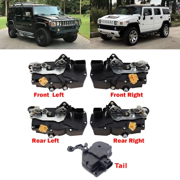 ドアロック アクチュエーター 15816393 15816392 15816391 15816390 15250765 2003～2007 ハマー  Hummer H2 | 車バイクのパーツ店 powered by BASE